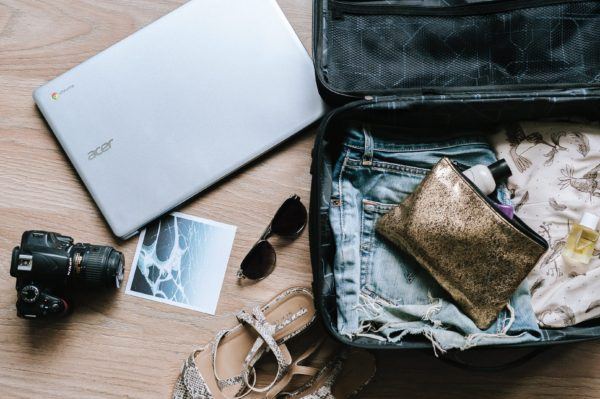 Packing a laptop for freelance writing while traveling