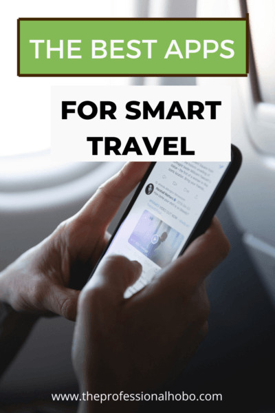 Here are the 25 best travel apps, for planning, researching, booking, getting creative, travel hacking, and much more! #travelapps #smartphoneapps #traveltips #lifestyletravel #traveltech #TheProfessionalHobo #NoraDunn