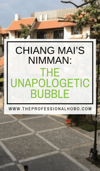 Chiang Mai is the Digital Nomad Centre of the Universe, and the neighbourhood of Nimman is the capital thereof. In two months of living in Nimman, I explored what makes Nimman the thriving bubble that it is today, for better or worse. #ChiangMai #Nimman #Thailand #ThailandTravel #DigitalNomads #FullTimeTravel #TravelPlanning #BudgetTravel #TravelTips #TravelLifestyleGuides #ExpatLife #LocationIndependence