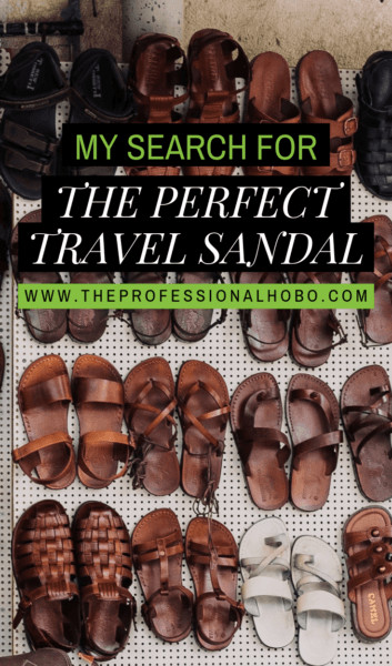 lila halen behalve voor My Search for the Perfect Travel Sandal - The Professional Hobo