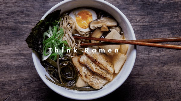 A bowl of ramen from Kombu Ramen Shop - one of the best restaurants in Antigua Guatemala