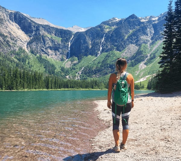 Michelle Schroeder-Gardner at Glacier NP