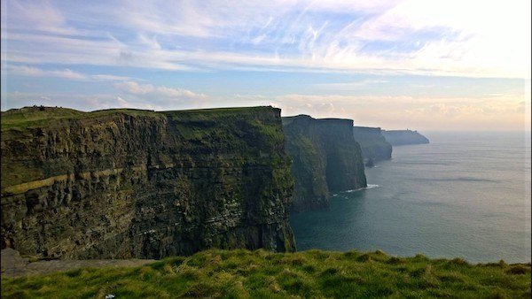 Cliffs of Moher in Ireland, where I got the Travelers Ten Commandments