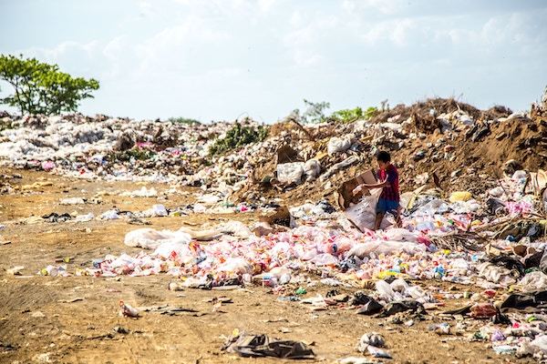 garbage heap - sustainable tourism starts with daily practice