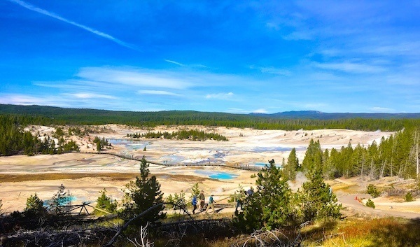 Norris Artist Paintpots in Yellowstone National Park