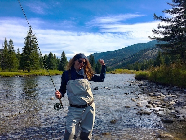 Trying my hand at fly fishing in Montana - one of the best things to do in Montana