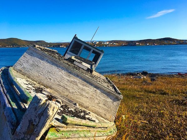 Fishing Boat decaying in Newfoundland