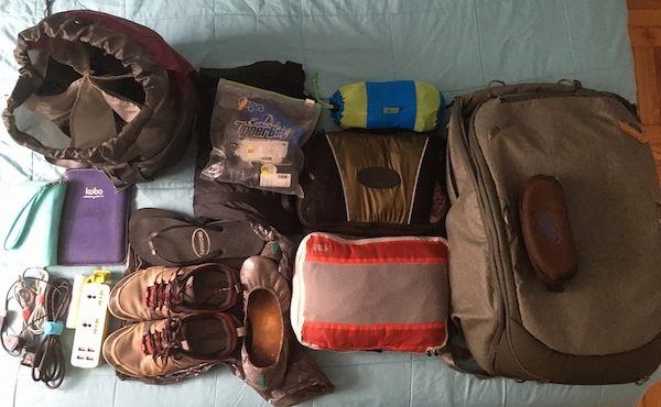 Peak Design Ultralight Travel Packing List One Week Travel