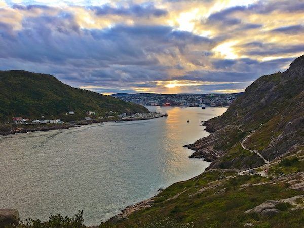 St. Johns Newfoundland as seen from Signal Hill