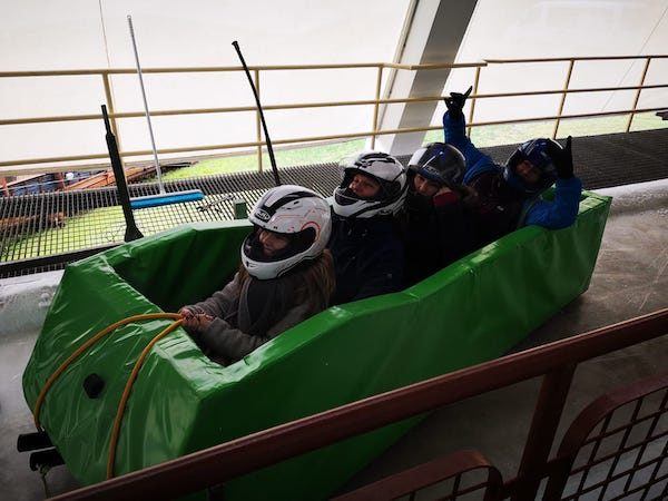 Bobsledding in Sigulda Latvia