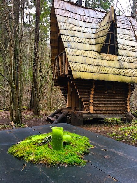 Cecili Nature Trail in Gauja National Park - charming wooden structure