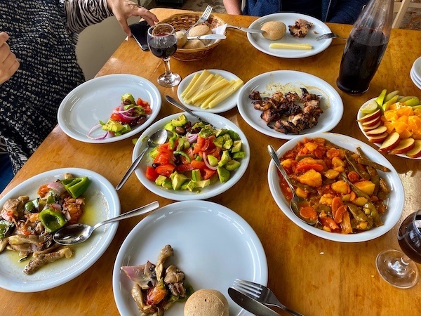 Eating in Chania, Crete, with tapas style plates