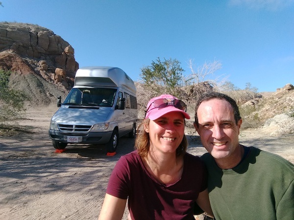 Liesbet and her Husband boondocking, Roaming About