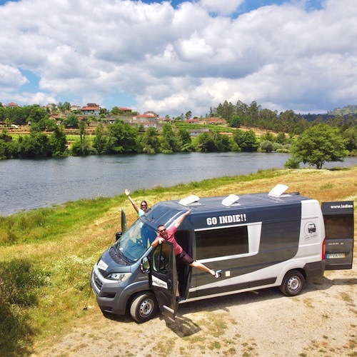 Dariece and nick campervan portugal