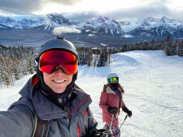 Skiing in Banff on a Canadian Road Trip with Must Do Canada