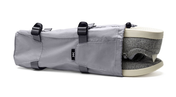 Knack compressible shoe bags are a multifunctional and space-saving packing tool