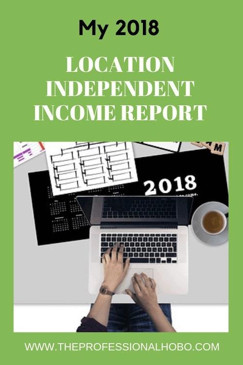 In this article, I outline my location independent income for 2018 along with income sources, income trends over the years, and future business plans. #FullTimeTravel #TravelPlanning #BudgetTravel #TravelTips #SaveMoneyTraveling #MakingMoneyWhileTraveling #TravelWebsites #LocationIndependent #DigitalNomad #IncomeSources #TravelTip #FinancialTips #BusinessPlan #IncomeReports