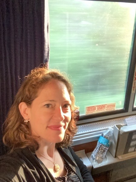 Nora Dunn on Amtrak Trains