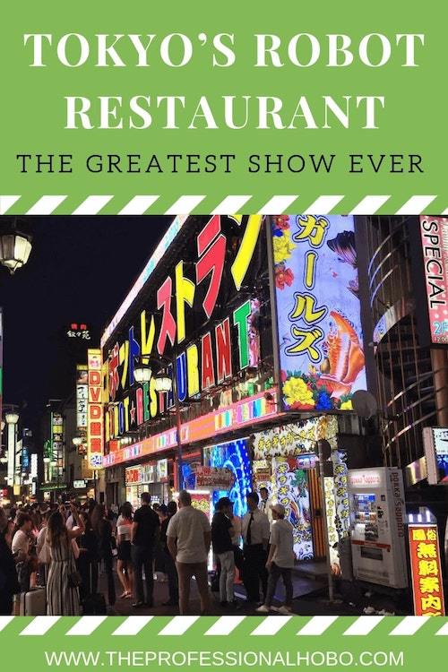 Why on earth would I go to the Robot Restaurant in Tokyo? Because Anthony Bourdain told me to. And quite frankly, he wasn't wrong. I'm still laughing! #FullTimeTravel #TravelPlanning #TravelTips #TravelWebsites #TravelTools #Japan #Tokyo #RobotRestaurant #RestaurantShow #PerfectMeal #AnthonyBourdain