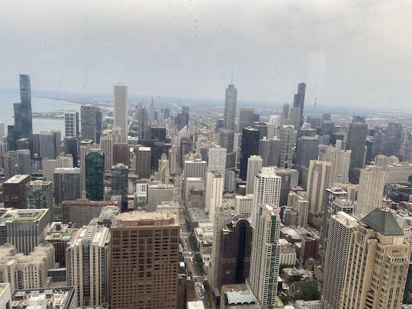 Chicago skyline from Signature Lounge