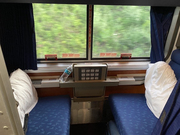 Roomette on Amtrak