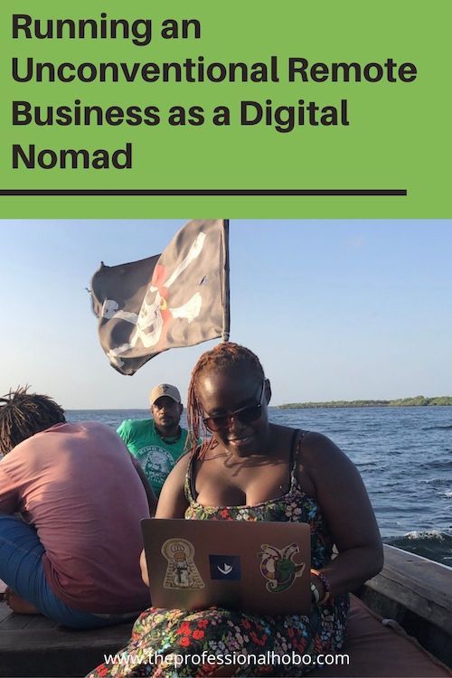 Agnes Nyamwange has an unconventional remote business in healthcare, and is a digital nomad originally from Kenya. Here's what her life and career is like! #digitalnomad #remotebusiness #remoteentrepreneur #onlinehealthcare #Kenya #kenyadigitalnomad #TheProfessionalHobo