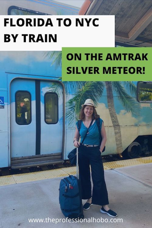 Here's what the Amtrak Silver Meteor Train is like from Florida to NYC, a 28 hour journey, in sleeper class. #Amtrak #SilverMeteor #TrainTravel #AmtrakSleeperClass #TheProfessionalHobo