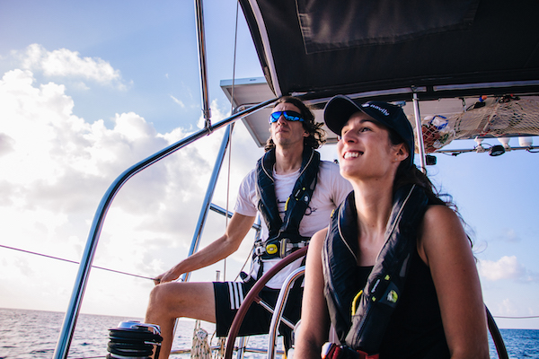 sailing as a couple across an ocean takes communication