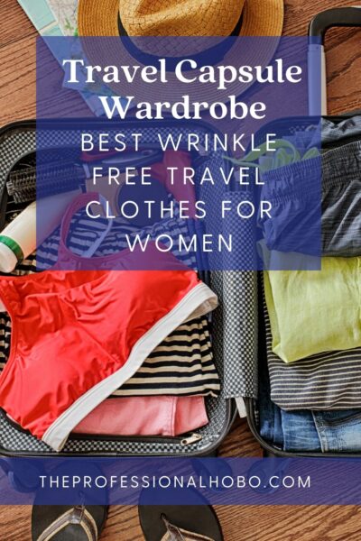 My Travel Capsule Wardrobe: Best Wrinkle Free Travel Clothes for