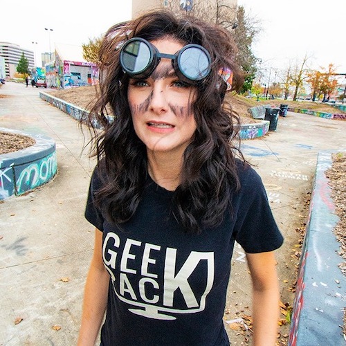 JuliaTheGeek of GeekPack, making coding fun for women and helping women with GeekForGeek