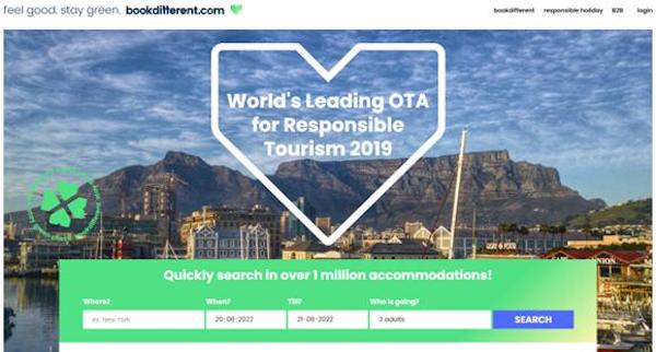 Book Different for sustainable accommodation searches