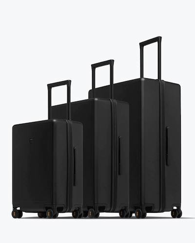 Level8 Textured hardshell spinner luggage