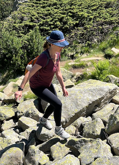 Unbound Merino leggings - great for active pursuits!