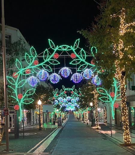 Christmas lights in Madiera